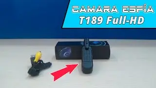 Cámara espía Full-HD T189 mini portátil y con batería 🕵️ Instrucciones, demostración y manejo