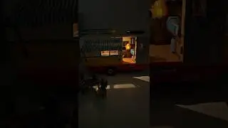 Nighttime FunWhole Travel Trailer (F9032) vs Mysterious Gift LED Minifigures GWP (F9045) #shorts