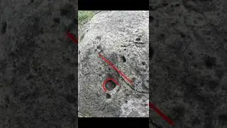 Treasure hunting found Under the rock gold sign markings #treasure #youtubeshorts