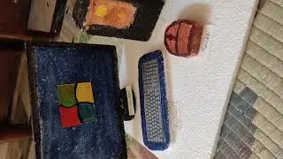 computer's model from thermocol