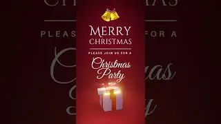 Editable Christmas Party Invitation Template