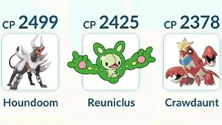 HOUNDOOM, REUNICLUS, CRAWDAUNT