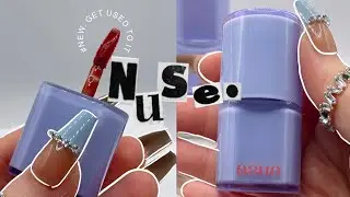 ROM&ND? ❌Но их сестра #NUSE 💜Care Liptual Lip-Tint | 3 СВОТЧА И ОБЗОР | SSUAN.