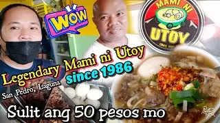 Legendary Mami ni Utoy noong 1986 pa ng San Pedro Laguna | Street Food