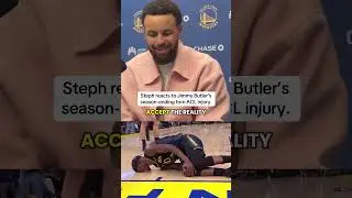 Stephen Curry speaks on Jimmy Butler&rsquo;s torn ACL injury. (🎥 anthonyslater/X)