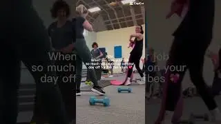 Friday dance party @jazzercise #hereforthevibes #fitnessinstructor #jazzercise