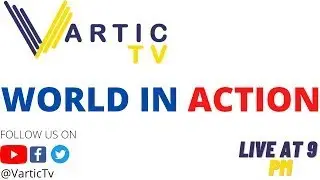 LIVE AT 9PM World in Action With Dr.Amjad Mirza ,TSChandrashekar, Major Gen Sudhakar Jee