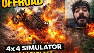 “Offroad 4x4 Simulator Me GADI BLAST 😱 | Extreme Mountain Crash”