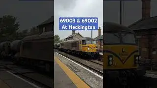 #shorts - 69003 & 69002 working the RHTT train to Boston #class69 #railphotography #trainspotting