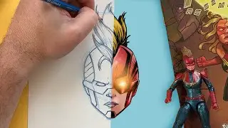 You Can Draw Captain Marvel! | Marvel Draw!