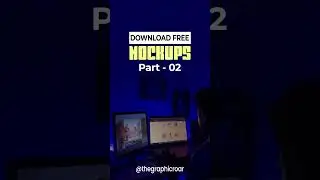 Free mockup part - 2 😱| #designer  #graphicdesigner #shorts #mockup #viralvideo #adobe #nvidia