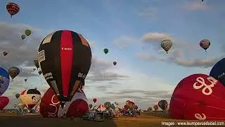 GEMAB time-lapse envol de montgolfières du 26/07/2023 soir