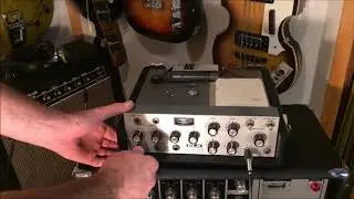 Elk Em-4,  Professional Echo machine and Elk PA thru a Guyatone amplifier all vintage MIJ