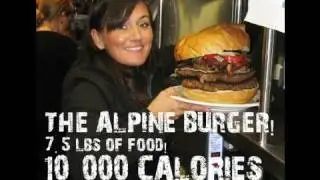 ALPINE BURGER - 10,000 CALORIES! | Furious Pete