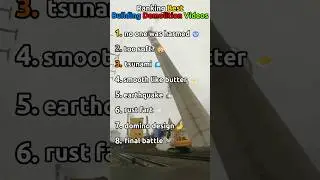 Ranking Best Building Demolition Videos #building #satisfying