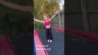 Seven year old gymnast! 💪  #trampoline #tumbling #olympics  #kynlee #kynleeheiman #kynleethegreat