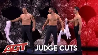 Messoudi Brothers: Force Their Dad Out Of Retirement For RISKY Move! | America's Got Talent 2019