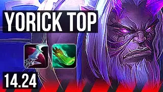 YORICK vs GNAR (TOP) | KR Diamond | 14.24