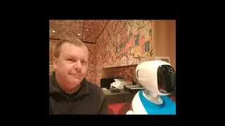Amy - the Delivery Robot Waitress at Spice World Sydney Australia