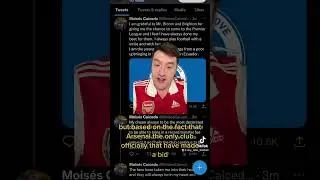Moises Caicedo CONFIRMS Arsenal move??
