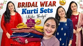 Bridal Wear Kurti Sets From Myntra || @Heavenly Homemade