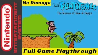 [Nintendo NES] The Flintstones: The Rescue of Dino & Hoppy (1991) - Full Game Playthrough