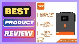 Best POWMR 6200W 48V Hybrid Solar Inverter and 4200W