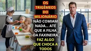 OS TRIG&Ecirc;MEOS DO MILIONARIO N&Atilde;O COMIAM NADA&hellip; AT&Eacute; QUE A FILHA DA FAXINEIRA FAZ ALGO QUE CHOCA A TODOS