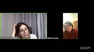 Ruhane Memmedova Zoom Toplantısı