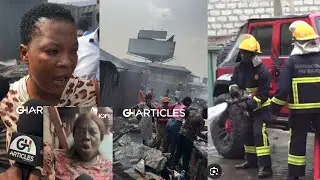 Kwame Nkrumah Circle fire outbreak and fire service wahala 