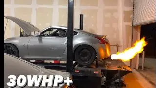 Flame Thrower 370Z  Gets Retuned By Admintuning  (2014 370Z Motor Swap In 09 370Z)
