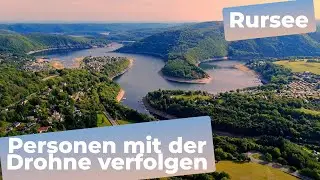 Personen mit der Drohne verfolgen Beispielvideo | Foto-Spot: Eifel - Rursee