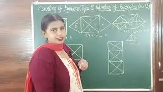 BEST TRICK OF COUNTING FIGURES :NUMBER OF TRIANGLES(PART-3)|CRACK NMMS/NTSE| REASONING IN PUNJABI-39