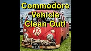 Commodore Cleaning Out The Car - Tidy Up & Put Essentials Back In The Car Sort Fret - Episode 3403