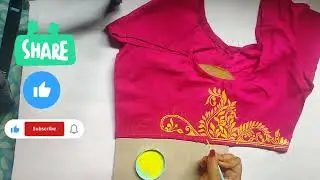 Master Fabric Painting and Create a Unique Hand Painted Blouse।create mod