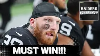 RAIDERS SQUAD SHOW: Las Vegas RAIDERS vs Indianapolis COLTS PREVIEW, Kolton Miller INJURY