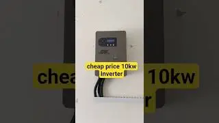 10kw Inverter cheap price. #vfd #sastasolar #foryoupage #viralsolarvideo #youtubeshorts #viralsvideo