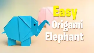 How to Make an Easy Origami Elephant | Fun Paper Craft for Beginners