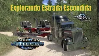 American truck simulator-Explorando Estrada escondida #gaming #americantrucksimulator #ats #atsmod