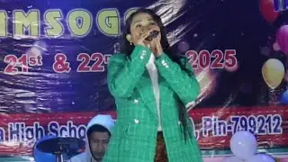 Sal Chibai || Singer -Isree Debbarma || Tring Festival 1435-36, At-Subalsing para High School 🏫