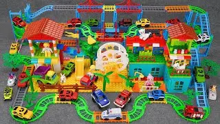 25 minutes of satisfying Magical Track Cube Track & Lego Track Roller Coaster toy ASMR | Toy review