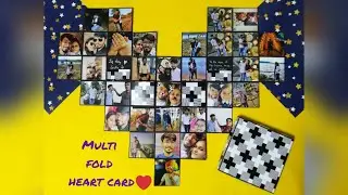 Multi Fold Heart Card For Birthday and Anniversary | THE PAPER MAGIC