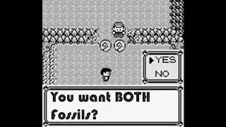 Получите ископаемое Helix и ископаемое купола на горе Луна - Pok&eacute;mon Red/Blue