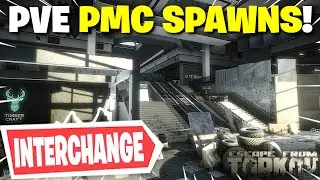 Escape From Tarkov PVE - All PMC Spawn Locations On Interchange