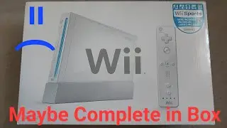 Nintendo Wii Unboxing Cib