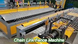 stable performance chain link fence maker machine quick setup