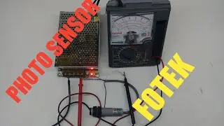 cara cek photo sensor fotek CDR-30X