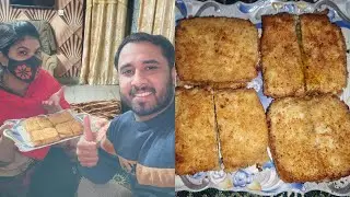 My husband think understand Aloo gobhika sabji Bread Rolls Recipe food 😋😋 @moonazahid7427 #comedy 