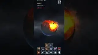 Eirth vs Moons #earth #simulator #moon #smash