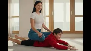 mom vs son sitting challenge full weight